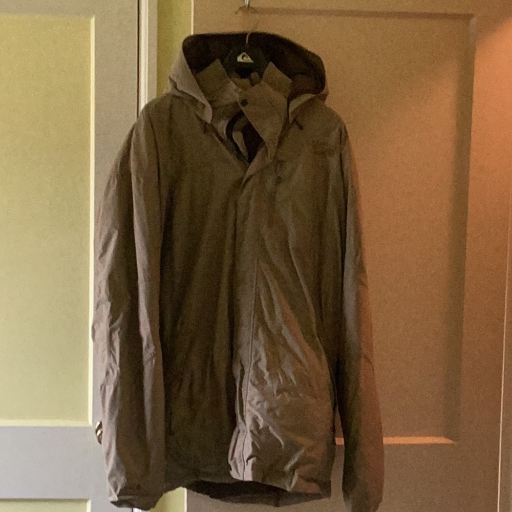 Men's Gray Hooded Jacket